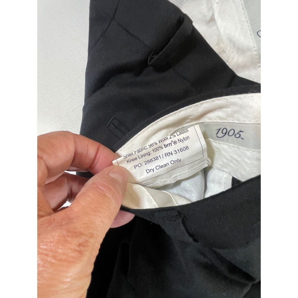 J. A. Bank Tailored Fit Separates Dress Pants Brrr Comfort Black 38R *see pics* - Picture 5 of 8